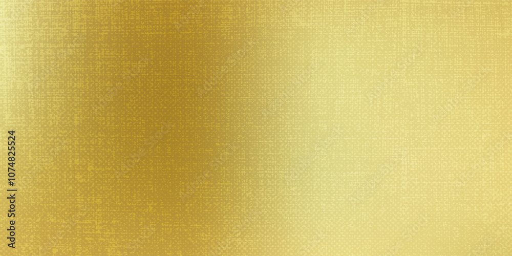 Fototapeta premium Gold wall texture background. Yellow shiny gold foil paint on wall sheet with gloss light reflection, vibrant golden paper luxury wallpaper eps 10
