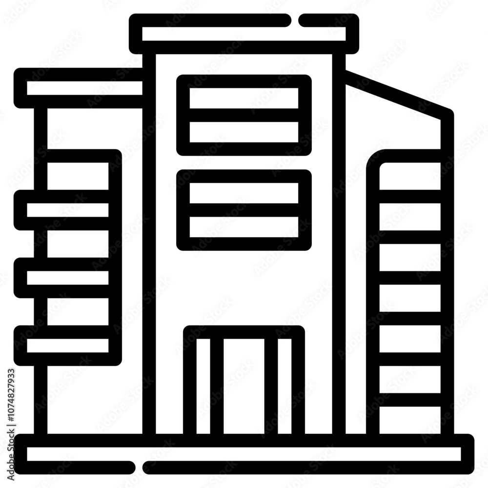 apartment. vector single icon with a dashed line style. suitable for any purpose. for example: website design, mobile app design, logo, etc. apartment. vector single icon with a dashed line style. suitable for any purpose. for example: website design, mobile app design, logo, etc.