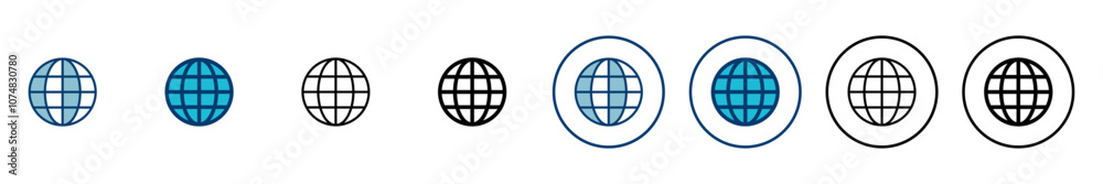 Web icon vector isolated on white background. Website vector icon. Internet world vector Web icon vector isolated on white background. Website vector icon. Internet world vector
