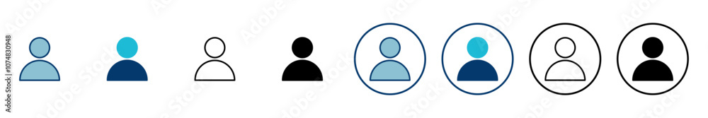 User Icon vector isolated on white background. person sign. people icon. User Icon vector isolated on white background. person sign. people icon.