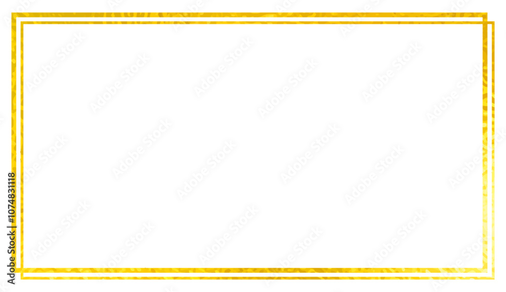 Golden texture frame decorative border illustration Golden texture frame decorative border illustration