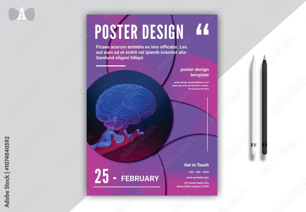 Poster Design Layout Flyer Template Stock Template | Adobe Stock
