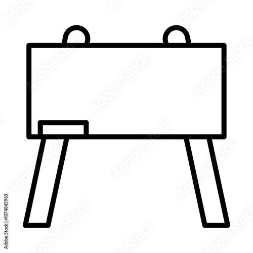 Pommel Horse line icon