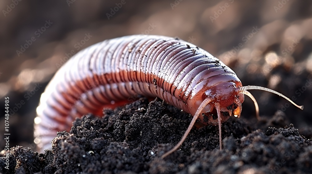 Millipede Close-up Millipede Close-up
