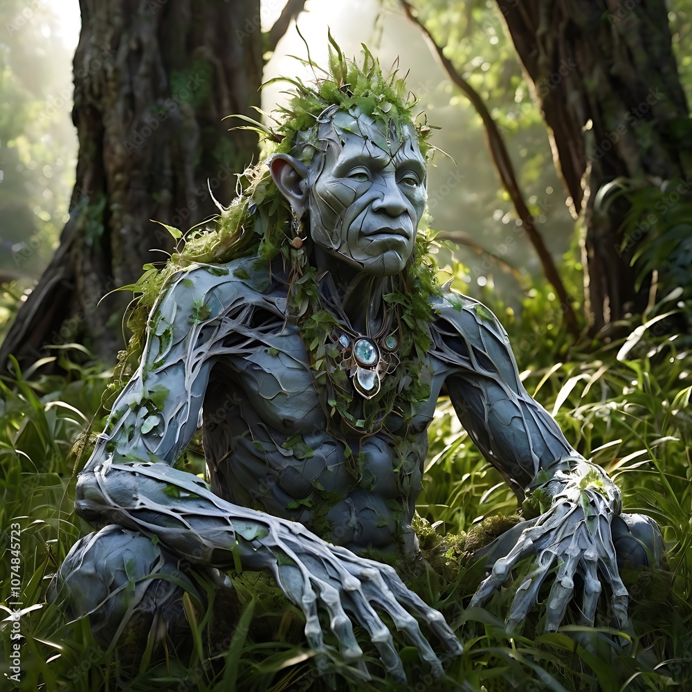 Abstract Elemental Spirits.Earth Spirit Abstract Elemental Spirits.Earth Spirit