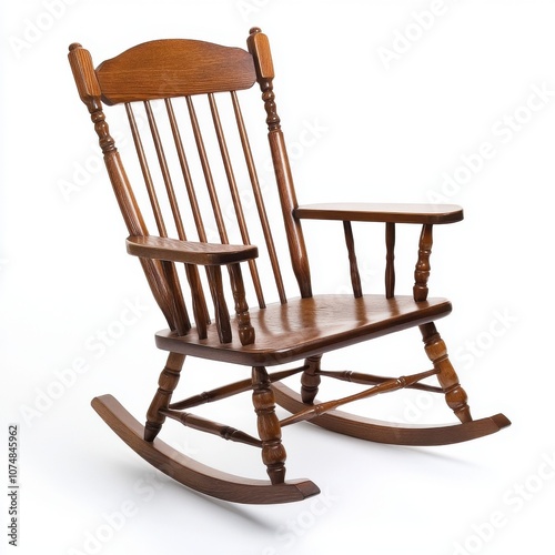 rocking chair isolated on white