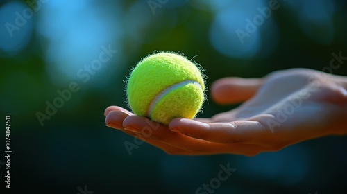 Tennis Ball in Hand