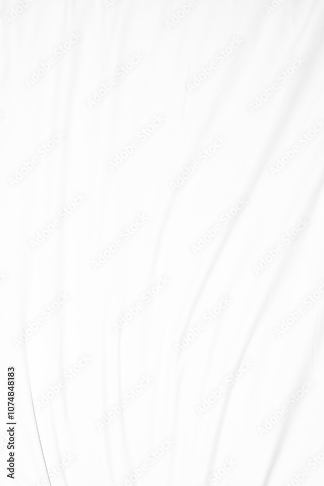 Abstract Background on isolated. Abstract white waves. Wave from Curtain. White wave background.