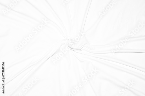 Abstract Background on isolated. Abstract white waves. Wave from Curtain. White wave background.