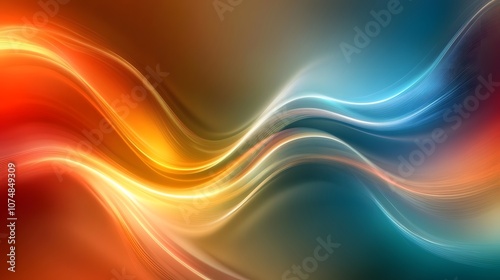 Wallpaper Mural 
Modern abstract high-speed light effect. Abstract background with curved beams of light. Technology futuristic dynamic motion. Movement pattern for banner or poster design background concept. Torontodigital.ca