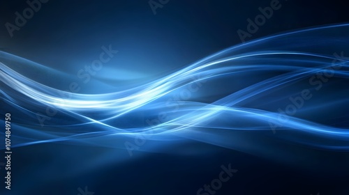 
Modern abstract high-speed light effect. Abstract background with curved beams of light. Technology futuristic dynamic motion. Movement pattern for banner or poster design background concept.