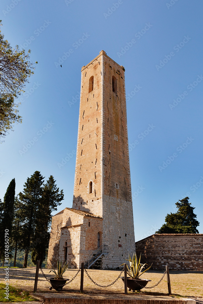 Obraz premium San Severino Marche -Italy-Communal tower