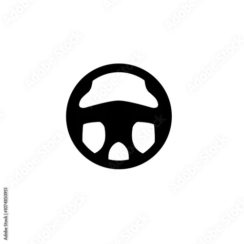 car steering wheel silhouette