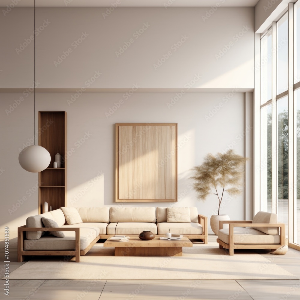 Fototapeta premium Furniture architecture building table.