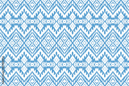 Ikat pattern, Ikat chevron, Paisley pattern, Vector element, Abstract Vector, Batik, fabric embroidery, Ethnic pattern, Ogee, Geometric ethnic, Seamless textile, native american, Background printing.