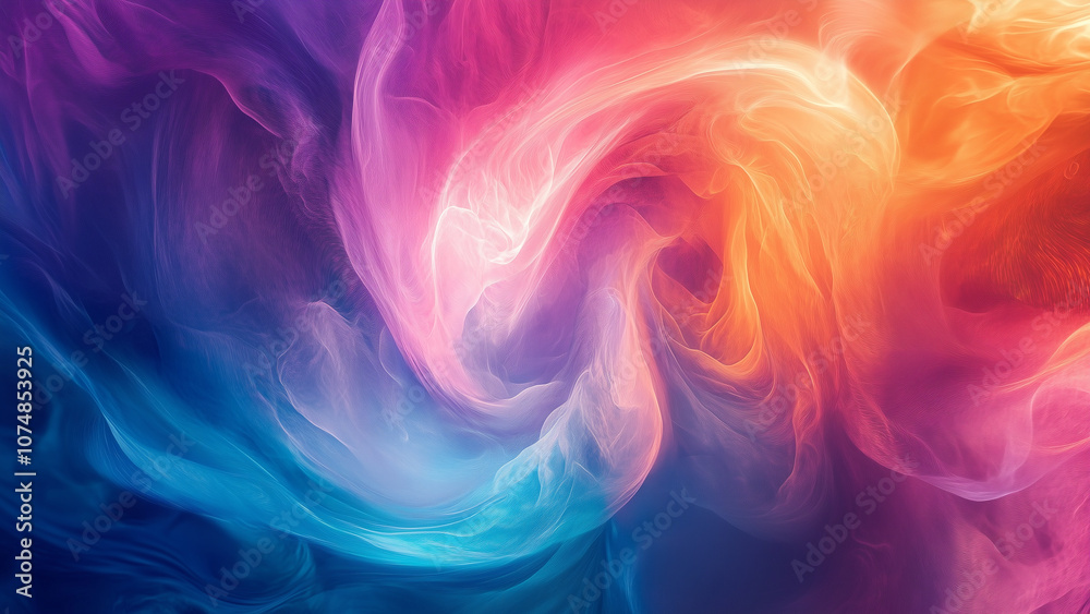 Vibrant Rainbow Swirl: Trippy and Psychedelic Design Vibrant Rainbow Swirl: Trippy and Psychedelic Design