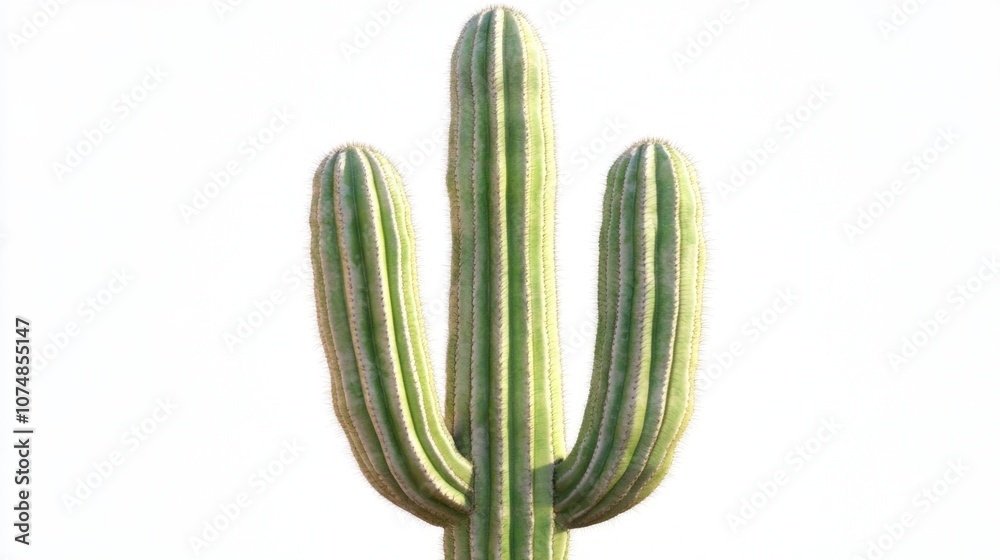 Close-up of a Tall, Branched Saguaro Cactus Close-up of a Tall, Branched Saguaro Cactus