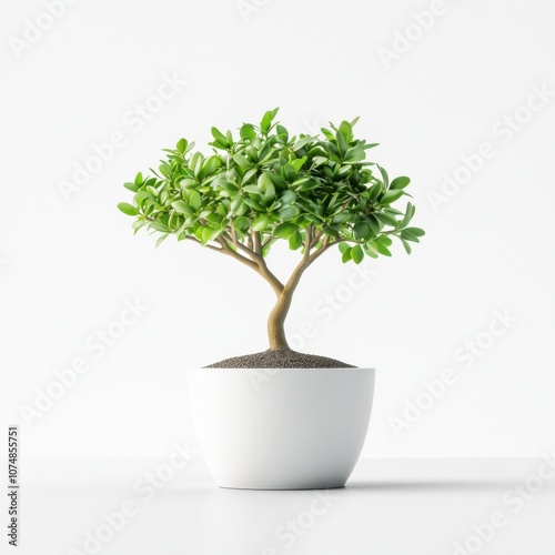 bonsai tree isolated on white