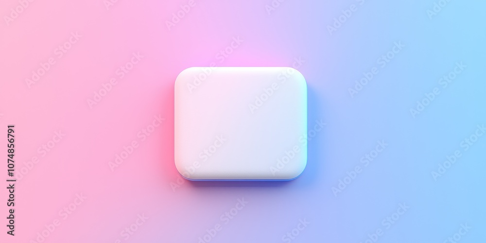 A modern, minimalist design featuring a square object on a gradient background. A modern, minimalist design featuring a square object on a gradient background.