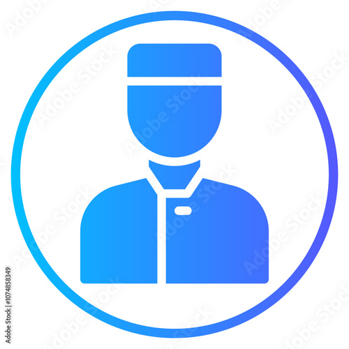bell boy gradient icon