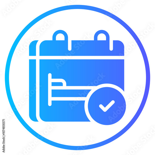 booking gradient icon