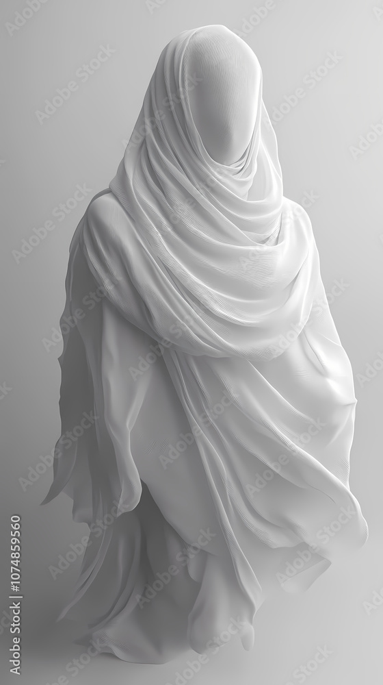 Abstract textures flowing white cloth background 3d rendering Abstract textures flowing white cloth background 3d rendering