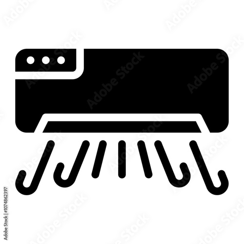 air conditioner glyph icon