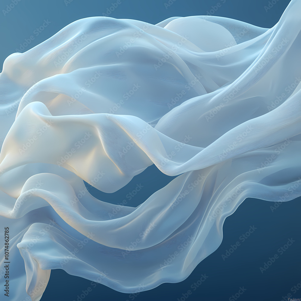 Abstract textures flowing white cloth background 3d rendering Abstract textures flowing white cloth background 3d rendering