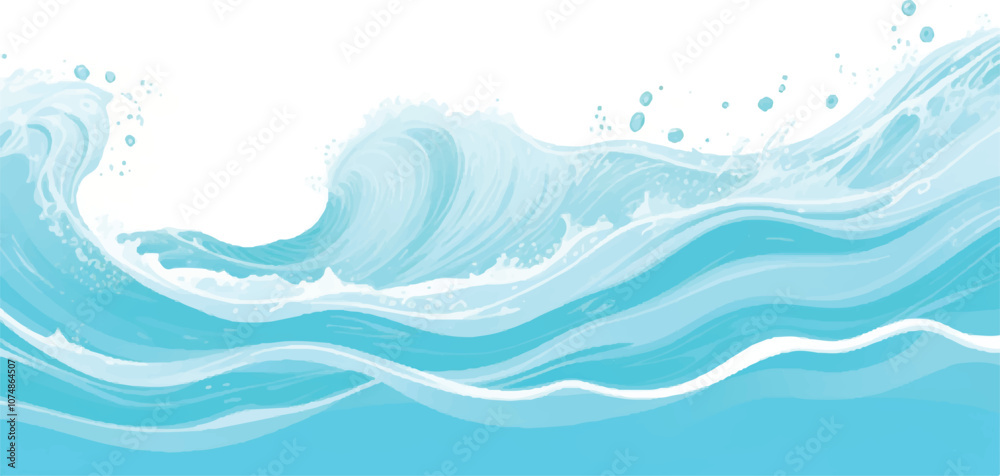 Transparent abstract soft blue and green abstract water color ocean wave texture background. Banner Graphic Resource as background for ocean wave and water wave abstract graphics Transparent abstract soft blue and green abstract water color ocean wave texture background. Banner Graphic Resource as background for ocean wave and water wave abstract graphics
