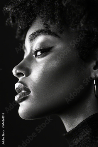 Close up portrait of a beautiful woman.