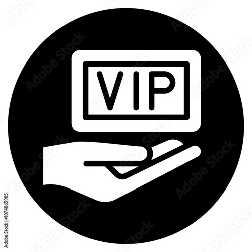 vip glyph icon