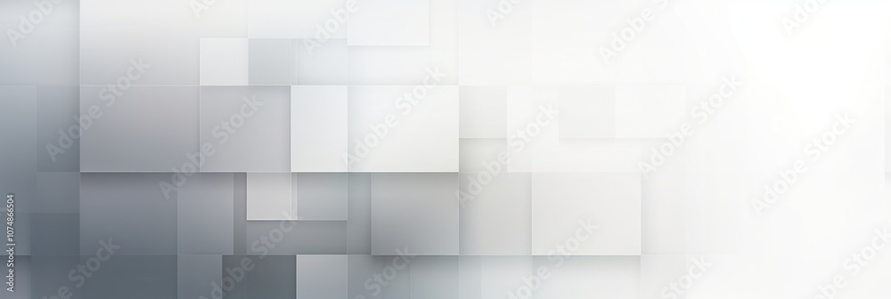 White and grey background geometric abstract architecture.