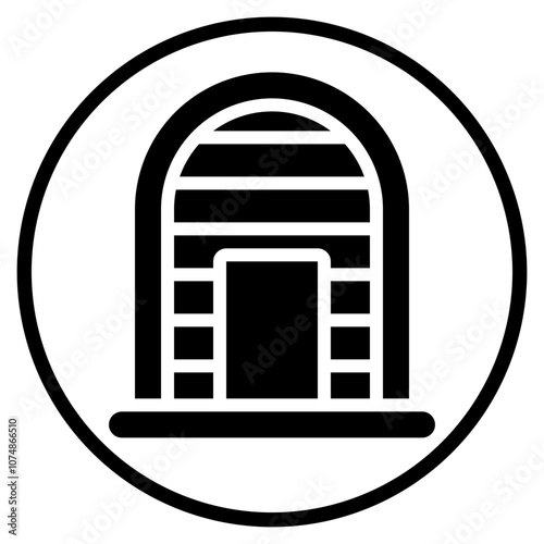 sauna glyph icon