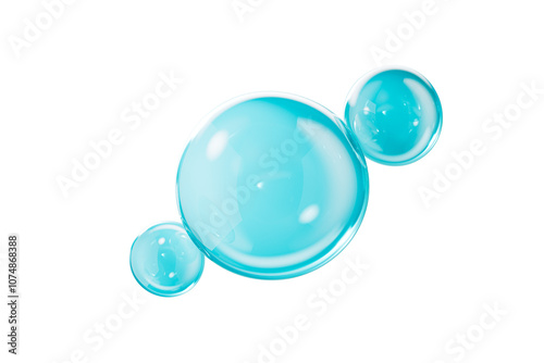 Medical and science concept DNA and cells,3d rendering