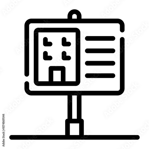 hotel line icon