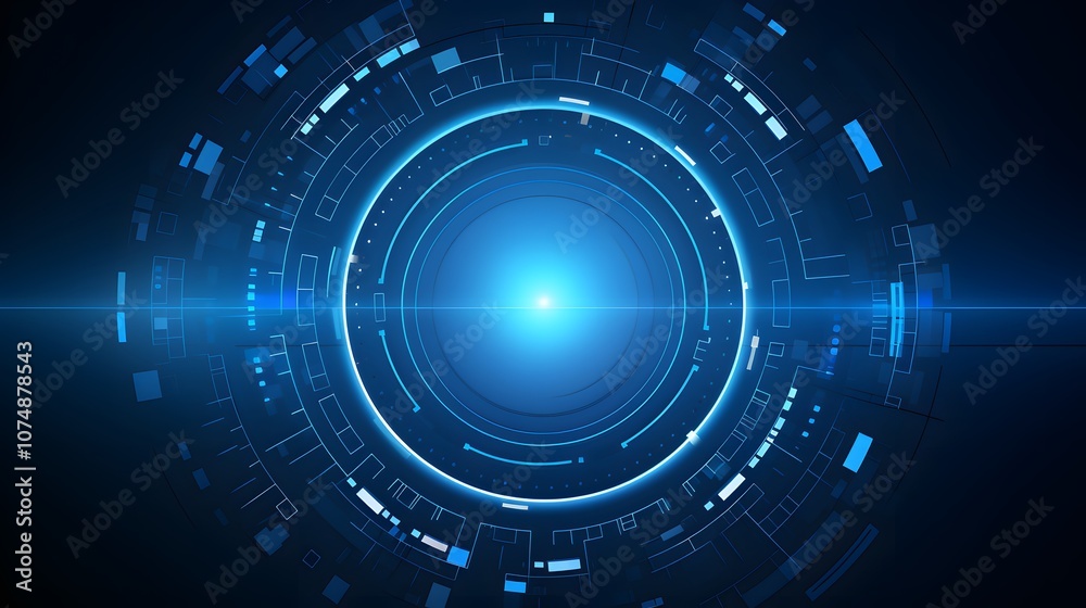 blue Abstract technology background circles digital hi-tech technology design background. concept innovation. vector illustration
blue Abstract technology background circles digital hi-tech technology design background. concept innovation. vector illustration