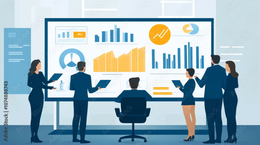 Executive Team Discussing Business Growth Strategies at Conference Room Meeting Executive Team Discussing Business Growth Strategies at Conference Room Meeting