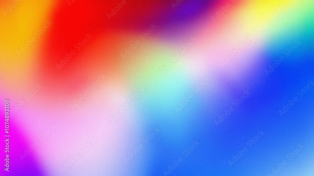Vibrant rainbow blur. Colorful abstract background.  Evokes joy, energy, and creativity. Perfect for design projects.