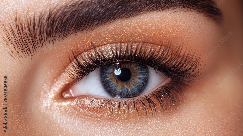 A captivating close-up image highlighting the intricate details and beauty of a human eye, showcasing textures and colors with remarkable clarity A captivating close-up image highlighting the intricate details and beauty of a human eye, showcasing textures and colors with remarkable clarity
