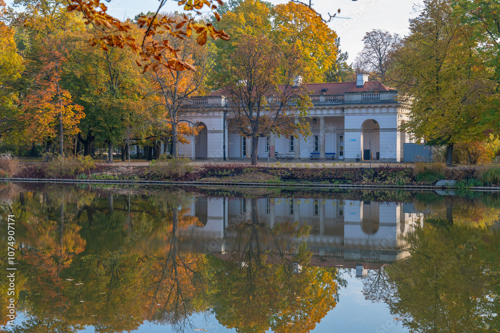 Natural and architectural beauties in the Royal Lazienki Park, located in the heart of the Polish capital Warsaw Natural and architectural beauties in the Royal Lazienki Park, located in the heart of the Polish capital Warsaw