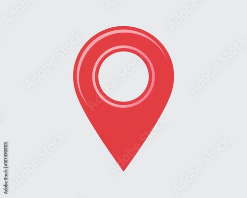 red geo pin icon