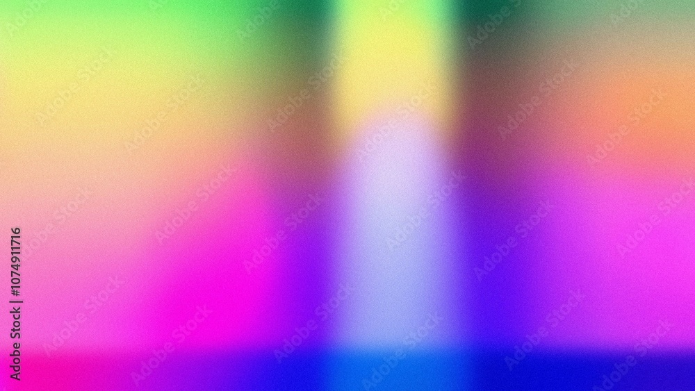 Obraz premium Rainbow gradient background. Vibrant color blend; evokes joy, energy, and optimism. Perfect for modern designs.