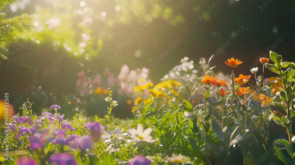 Resilient and Vibrant Flower Garden: Thriving Amid Climate Challenges