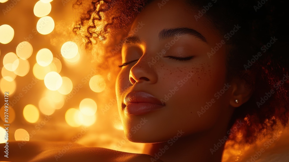 Gentle Moment of Calm in Soft Lighting Gentle Moment of Calm in Soft Lighting