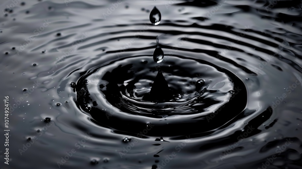 Mesmerizing Water Drops Nature Wallpaper: A Refreshing Visual Delight