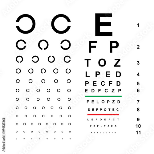 Testing Board for verification of the patient, vector image Testing isolated on white background.