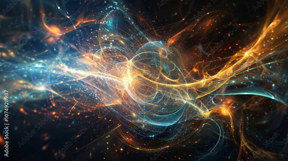 An intricate abstract design illustrating a swirling galaxy of colors and lights, creating a sense of wonder and exploration typical of cosmic imagery. An intricate abstract design illustrating a swirling galaxy of colors and lights, creating a sense of wonder and exploration typical of cosmic imagery.