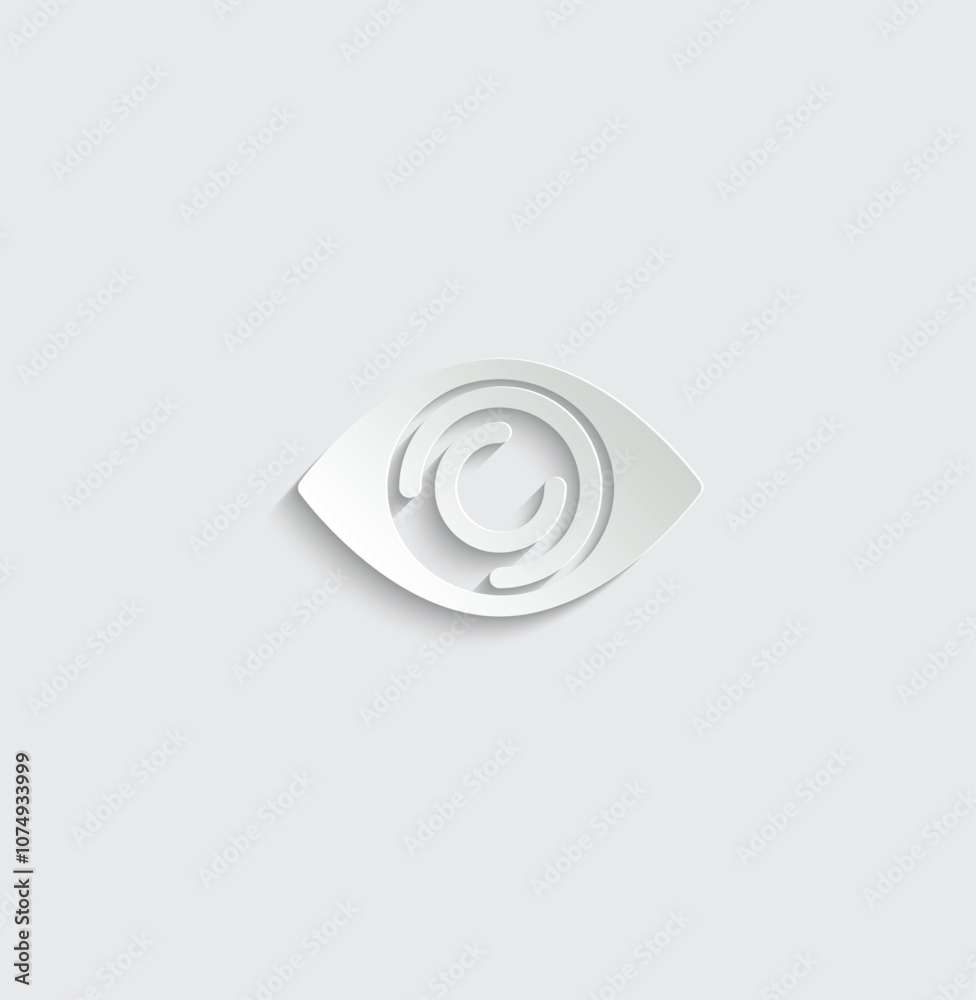 Eye icon vector view icon sight sign Eye icon vector view icon sight sign
