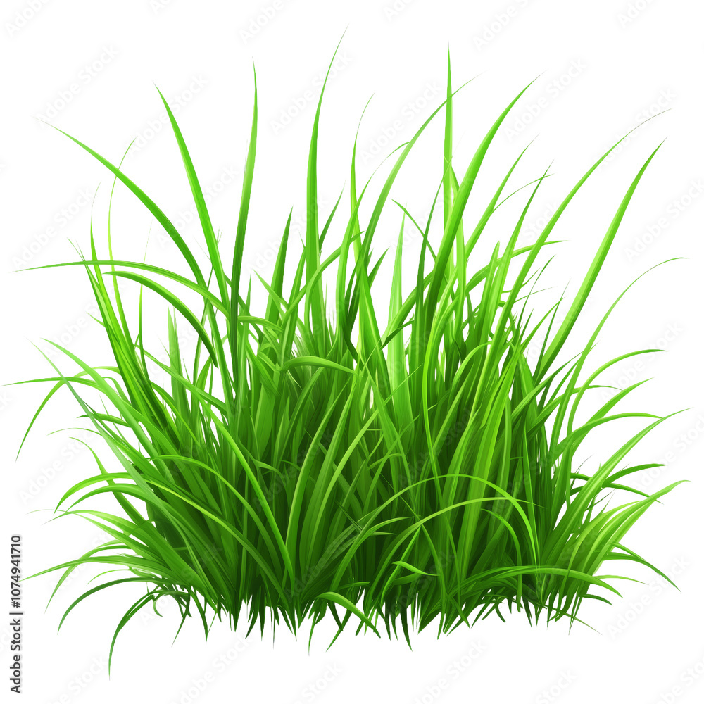 Vibrant green grass in a natural setting Vibrant green grass in a natural setting