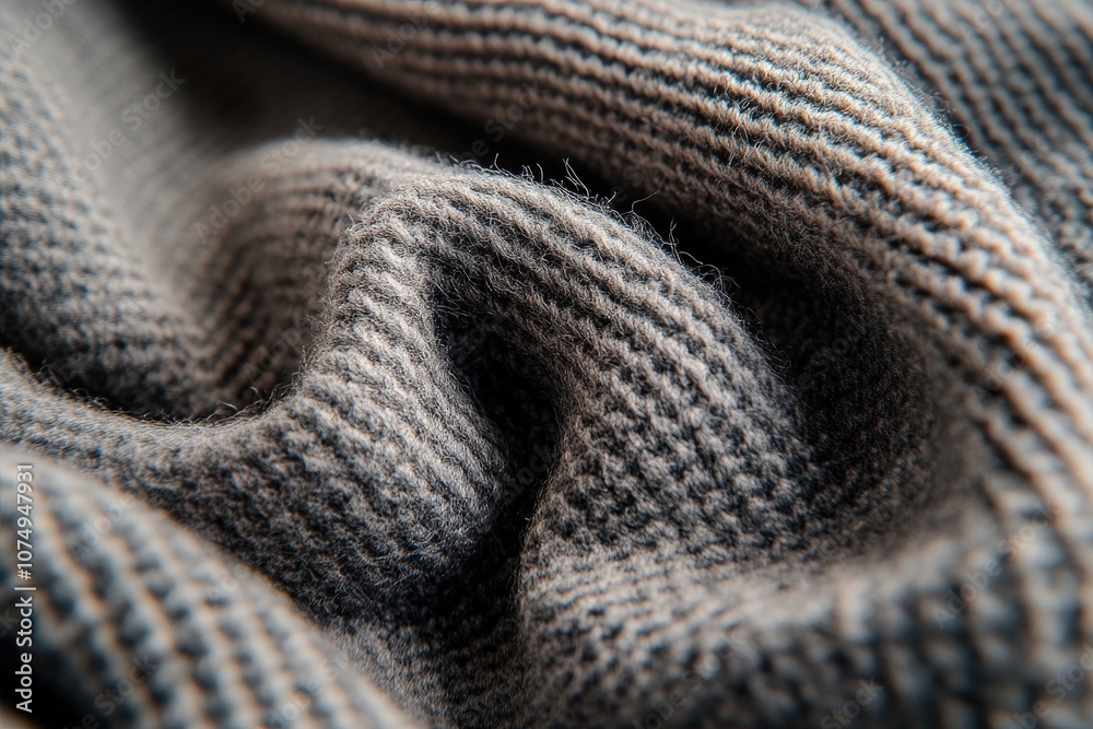 A close-up view of textured fabric showcases its soft, woven patterns, highlighting the intricate details and warmth of the material. A close-up view of textured fabric showcases its soft, woven patterns, highlighting the intricate details and warmth of the material.